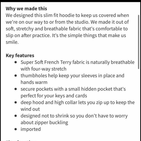 Lululemon Live Simply Jacket (Blue) - Picture 2 of 7